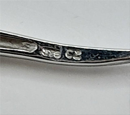 9ct white gold chain, 17 inch length, 5.1g, unbranded jewelry with a sleek, polished appearance.