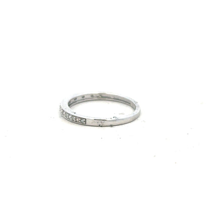 9ct white gold diamond ring size J1/2 with sparkling diamonds, showcasing elegant jewelry design and craftsmanship.