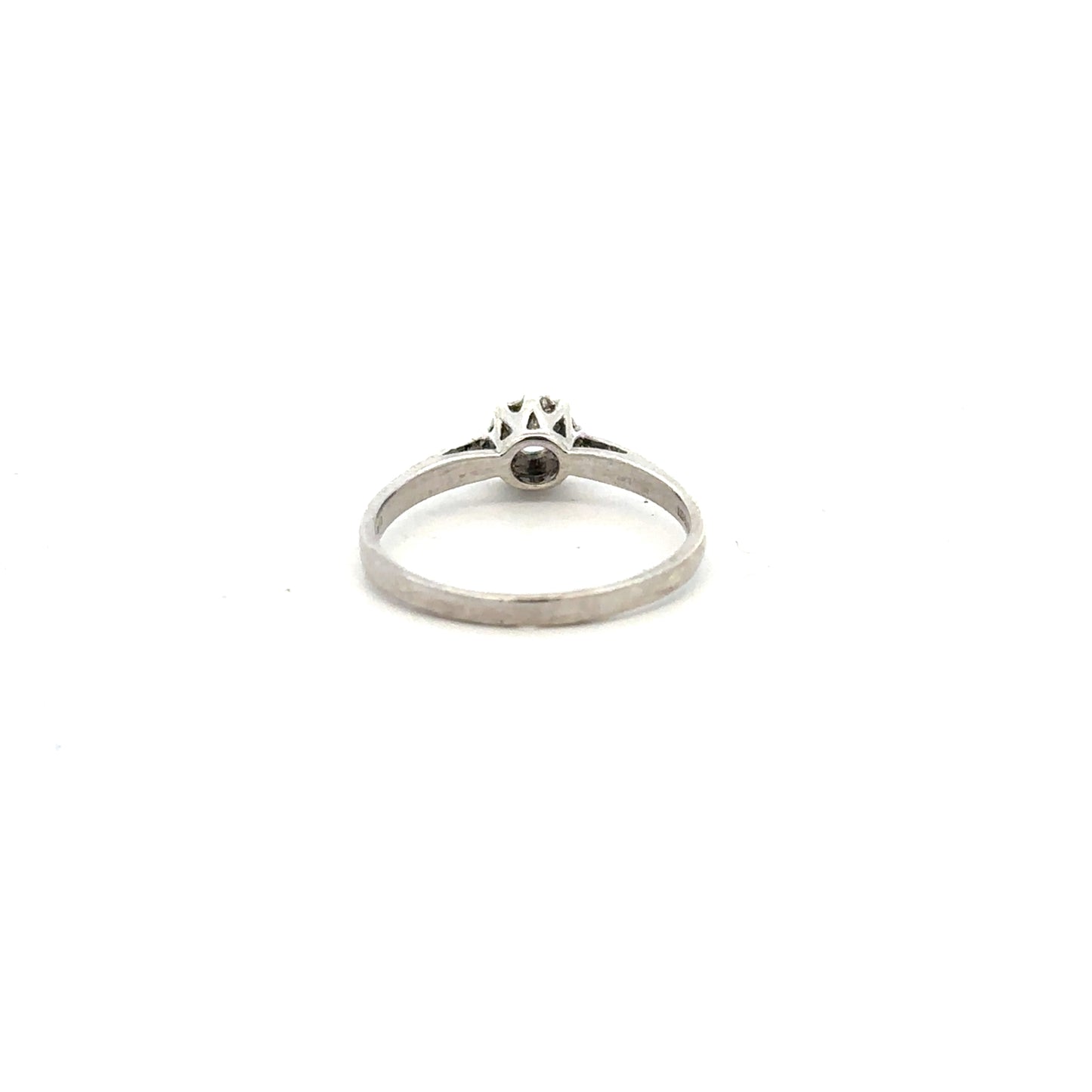 9ct white gold diamond ring in size N with sparkling diamonds, showcasing elegant jewelry craftsmanship.