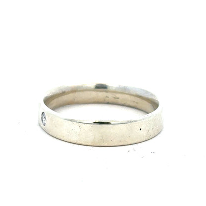 9ct white gold diamond ring in size V featuring sparkling diamonds, elegant and timeless jewelry piece.