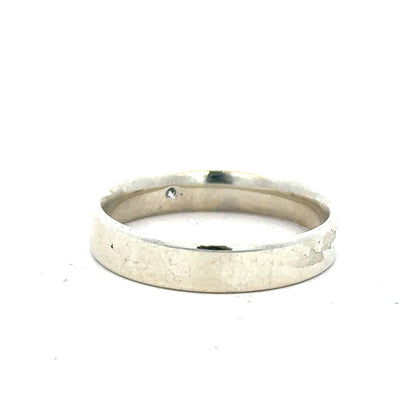 9ct white gold diamond ring size V with sparkling diamonds, showcasing a elegant design and shiny finish.