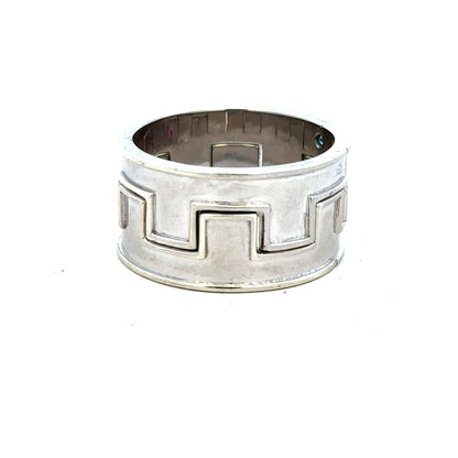 9ct white gold ring in size Z4 with a smooth band, unbranded jewelry for elegant everyday wear.