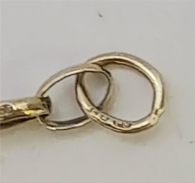 9ct yellow gold belcher chain weighing 6.6g, with a classic link design, unbranded jewelry for men or women.