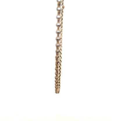 9ct yellow gold belcher chain weighing 6.7g, showcasing its classic linked design and polished finish.