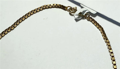 9ct yellow gold bracelet weighing 3.7g, featuring a sleek, polished design, perfect for elegant jewelry collection.