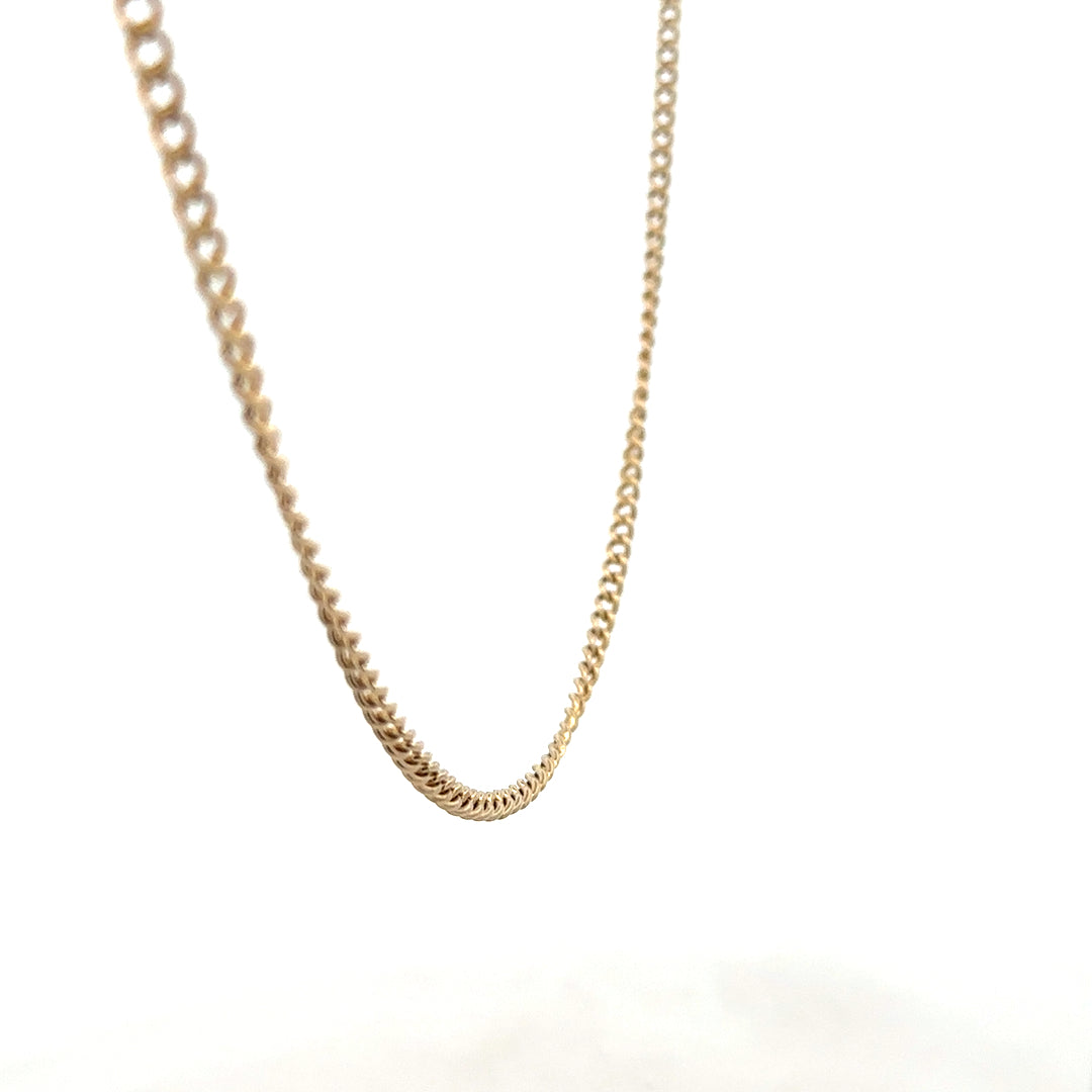 9ct yellow gold chain weighing 10.9g, unbranded, with a classic link design, shown against a neutral background.