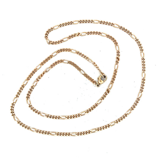 9ct yellow gold chain weighing 11.6g, unbranded, with a classic link design, shown on a plain background.