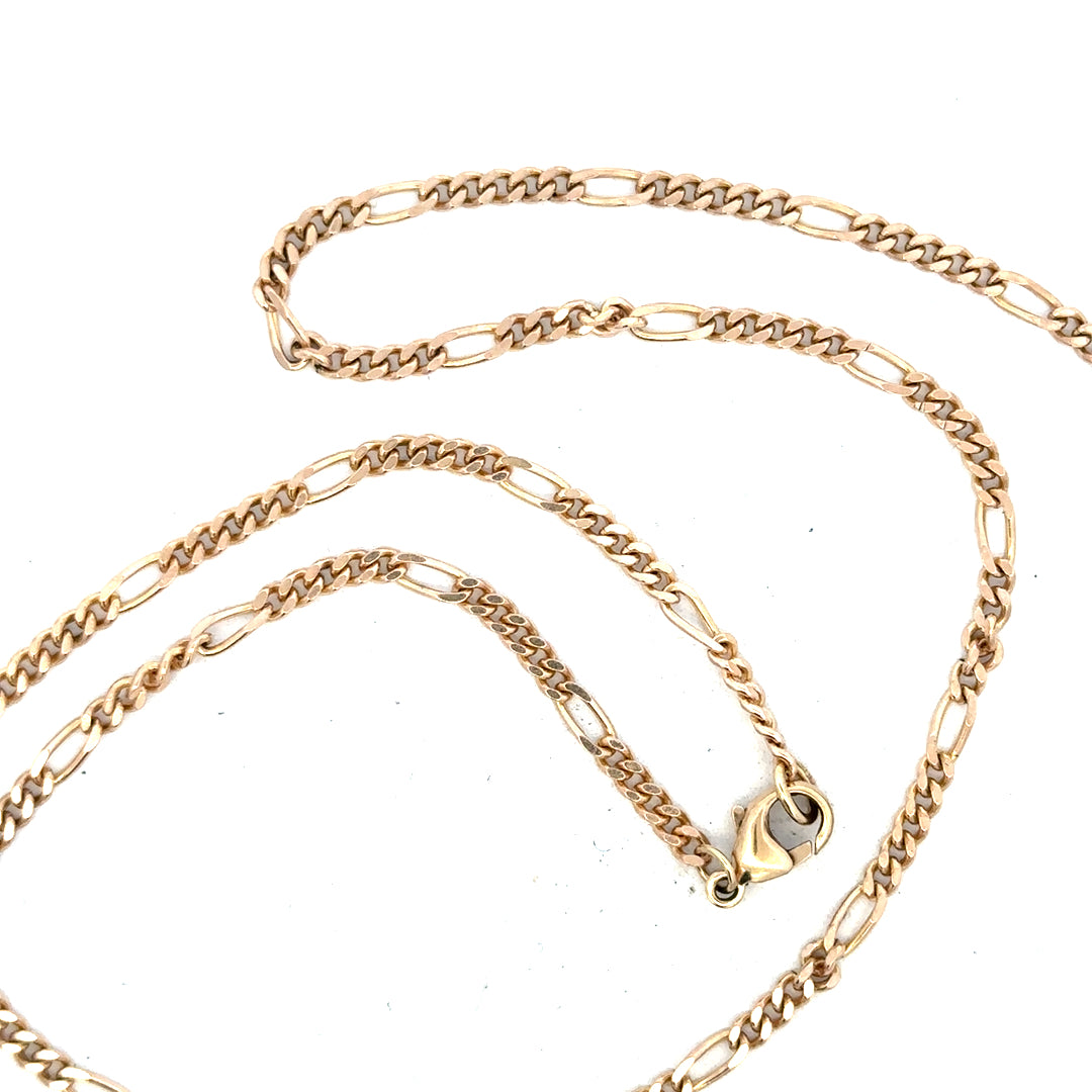 9ct yellow gold chain weighing 11.6g with a classic link design, unbranded jewelry photo showing the chain laid flat.