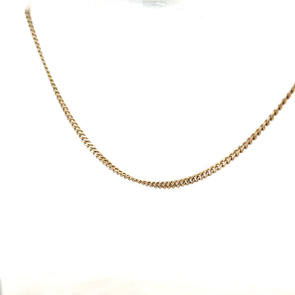9ct yellow gold chain weighing 11g, unbranded, with a classic link design, displayed on a plain background.