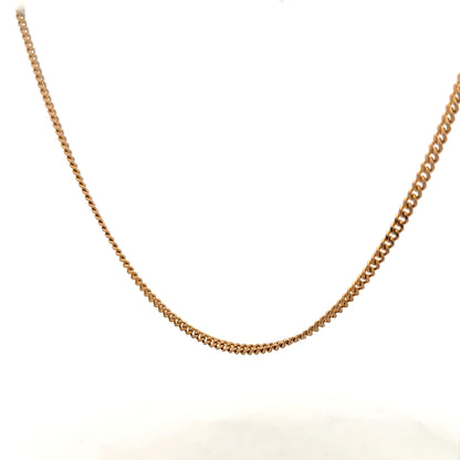 9ct yellow gold chain weighing 12.7g, unbranded, with a classic link design visible in the image.