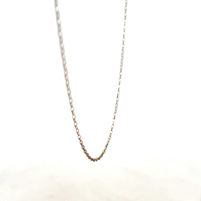 9ct yellow gold chain with a 1g weight, featuring a simple and elegant design, ideal for everyday wear.