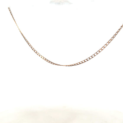 9ct yellow gold chain weighing 3.1g, unbranded, with a classic link design, displayed against a neutral background.