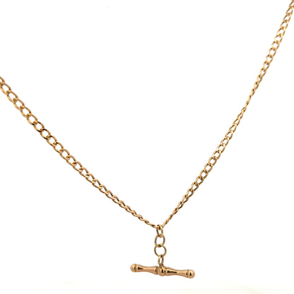9ct yellow gold chain weighing 3.7g, unbranded, with a classic link design visible in the image.