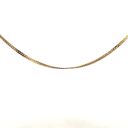9ct yellow gold chain weighing 4.6g, unbranded, with a classic link design, displayed on a plain background.