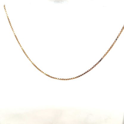 9ct yellow gold chain weighing 6.1g, unbranded, with a classic link design, displayed on a plain background.