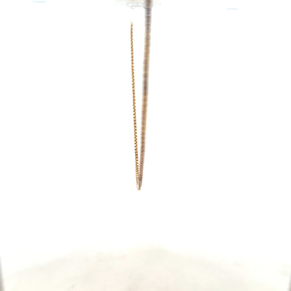 9ct yellow gold chain weighing 6.1g, unbranded, with a classic link design, shown in a detailed close-up image.