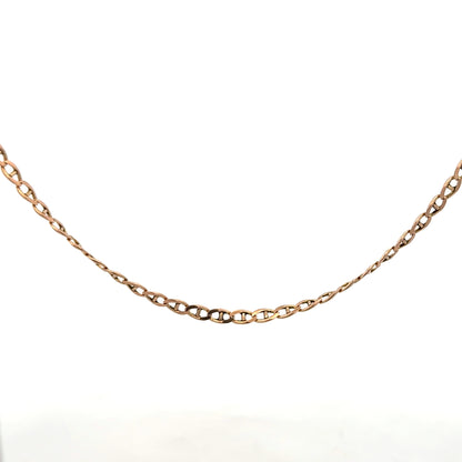 9ct yellow gold chain weighing 6.7g, featuring a classic design, displayed on a plain background.