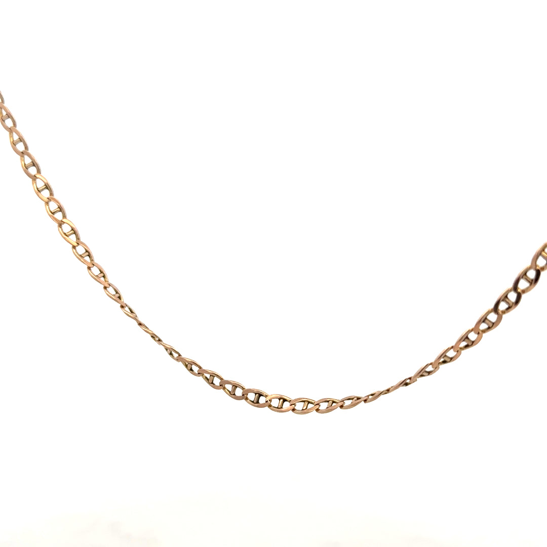 9ct yellow gold chain weighing 6.7g, unbranded, with a classic link design, shown against a neutral background.