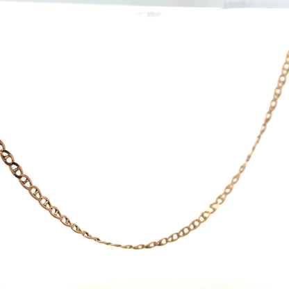 9ct yellow gold chain weighing 6.7g, unbranded, with a classic link design, shown in a close-up image highlighting the polished finish.