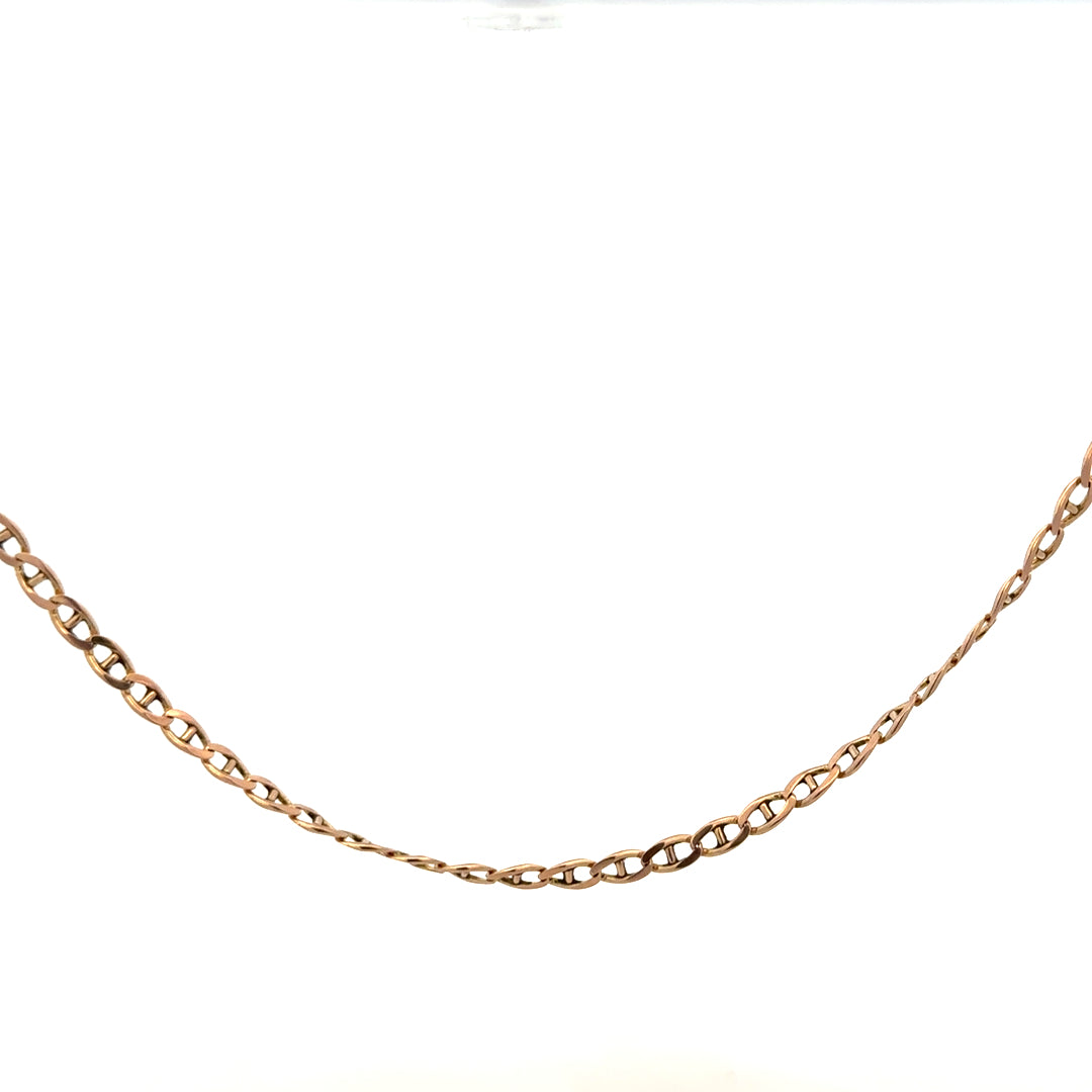 9ct yellow gold chain, 6.7g, unbranded, with a classic link design, displayed on a neutral background.