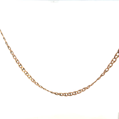 9ct yellow gold chain weighing 6.7g, unbranded, with a classic link design, displayed against a neutral background.
