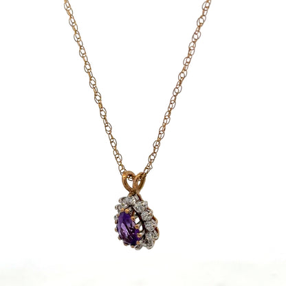 9ct yellow gold chain with pendant, weighing 1.9 grams, featuring a simple and elegant design on a plain background.
