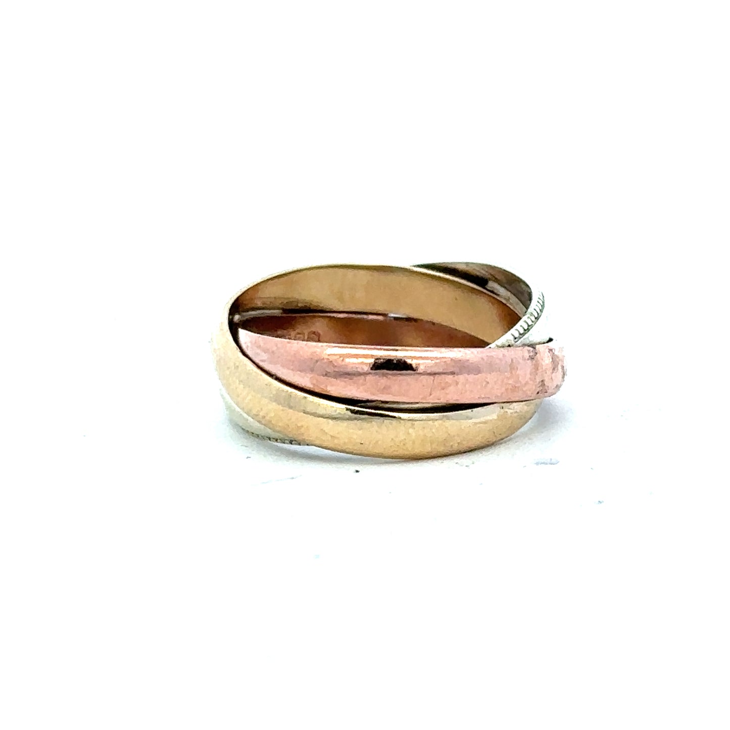 9ct yellow gold diamond ring in size K with sparkling diamonds, displayed on a neutral background.
