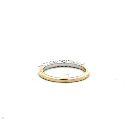 9ct yellow gold diamond ring, size K, with a sparkling diamond set, unbranded jewelry image showing the elegant design.