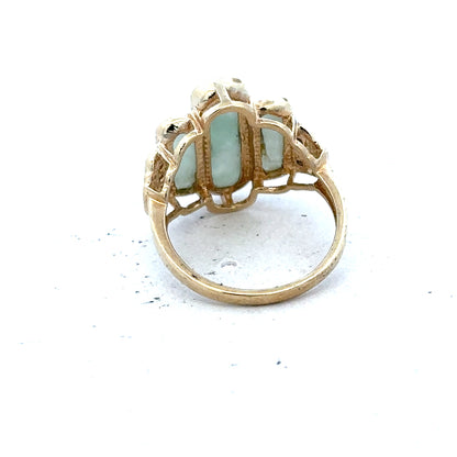 9ct yellow gold diamond ring in size K with sparkling diamonds, showcasing a elegant design and shiny gold band.