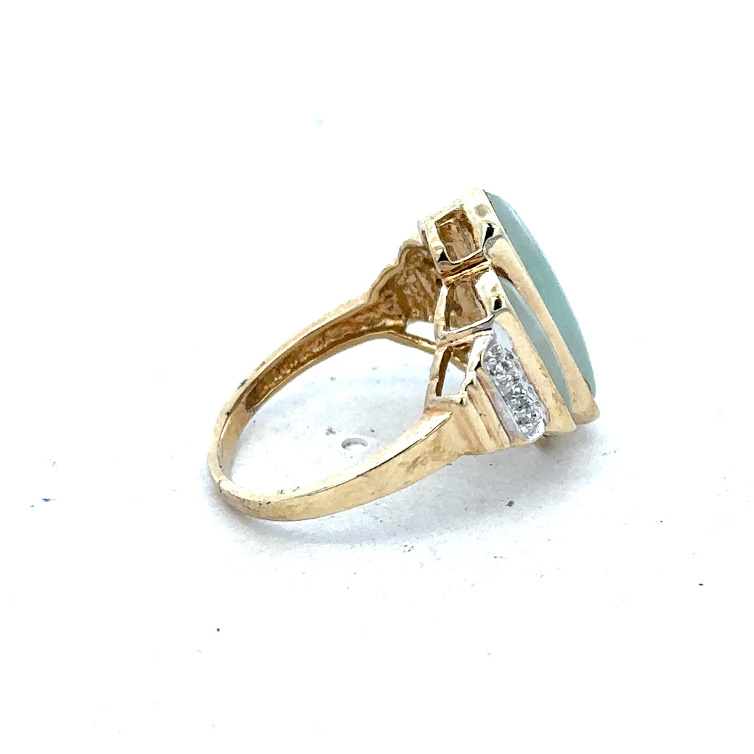 9ct yellow gold diamond ring in size K with sparkling diamonds, featuring a classic and elegant design.