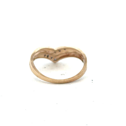 9ct yellow gold diamond ring in size L with a sparkling central diamond, unbranded jewelry image showing fine craftsmanship