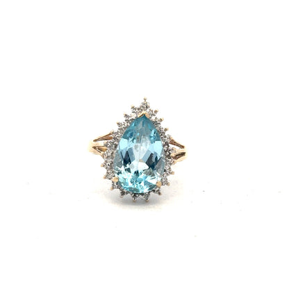 9ct yellow gold diamond ring in size M1/2, showcasing a sparkling diamond set in an elegant band.