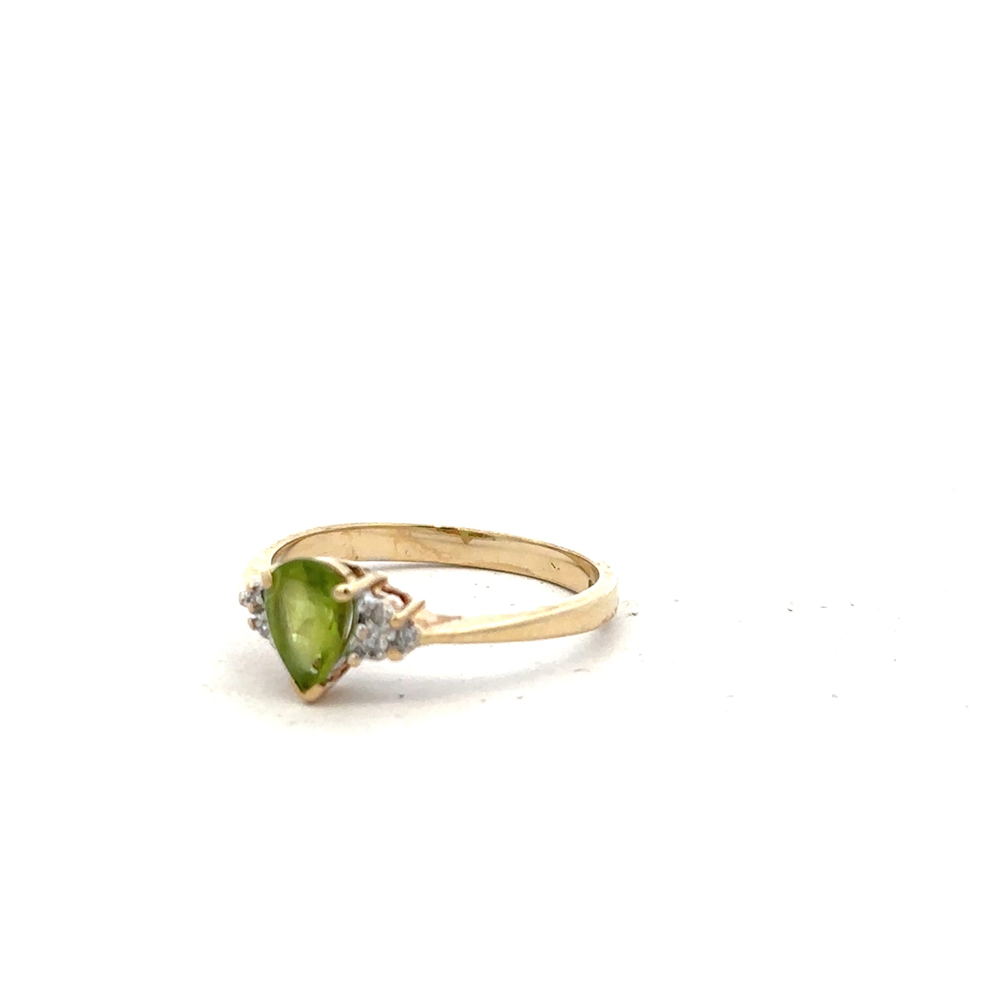 Yellow gold diamond ring in size N1/2, featuring sparkling diamonds and a sleek design, unbranded 9ct gold jewelry.