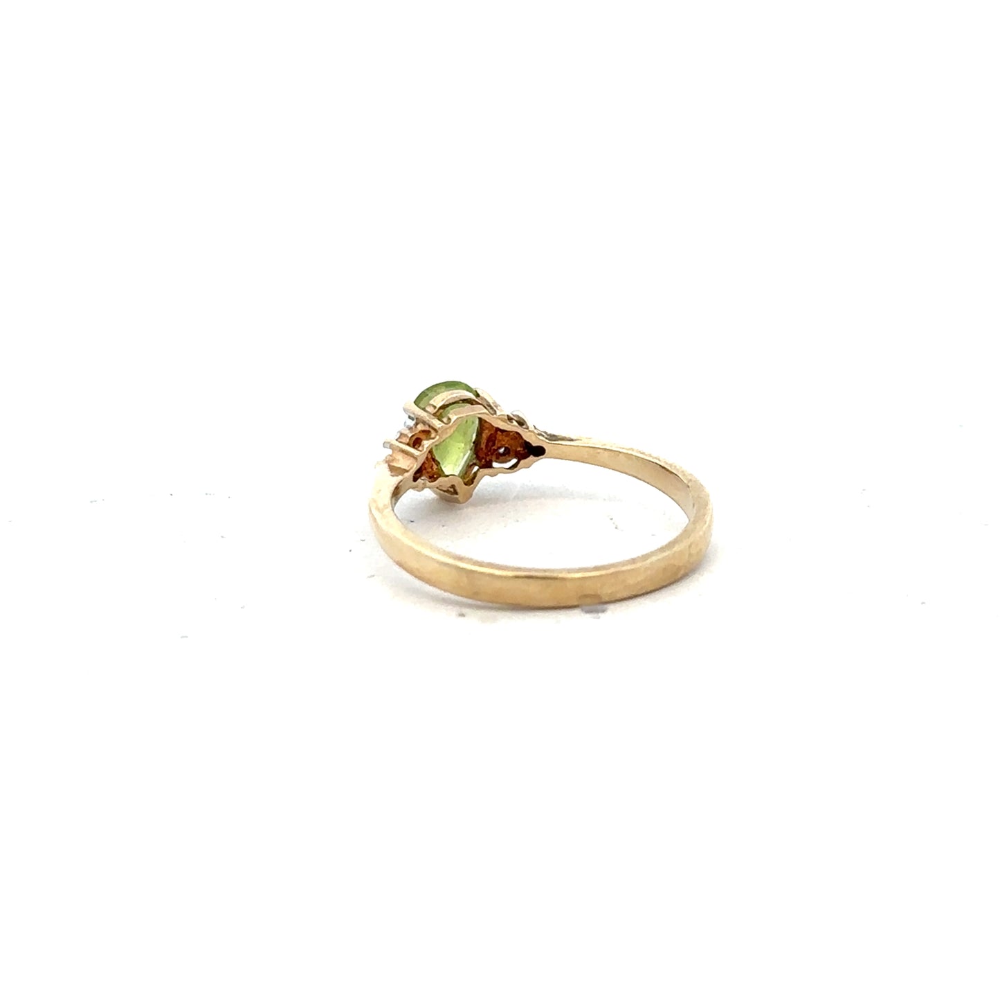 9ct yellow gold diamond ring size N1/2 with sparkling diamonds, showcasing a classic and elegant jewelry piece.