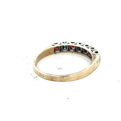 9ct yellow gold diamond ring in size O with sparkling diamonds, unbranded jewelry piece featuring elegant design and craftsmanship.