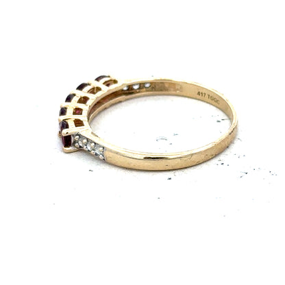 9ct yellow gold diamond ring size R1/2 with a sparkling diamond setting, showcasing a classic and elegant jewelry design.