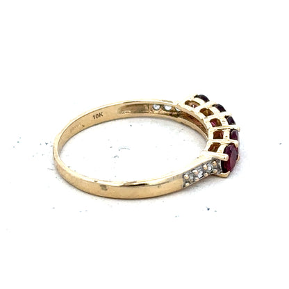 9ct yellow gold diamond ring size R1/2 with sparkling diamonds, showcasing elegant jewelry design and craftsmanship.
