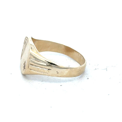 9ct yellow gold diamond ring in size T with sparkling diamonds, showcasing elegant jewelry design and craftsmanship.