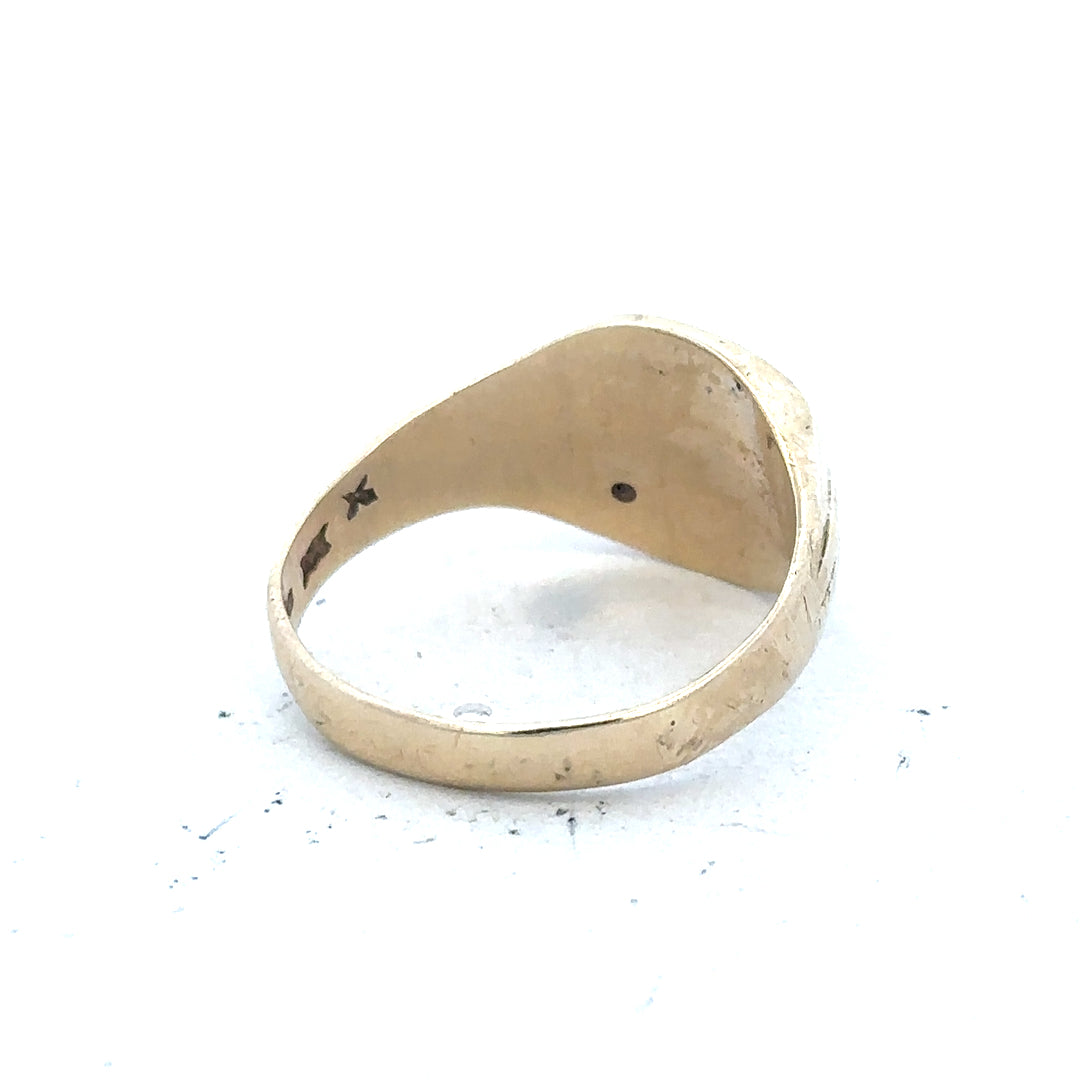 9ct yellow gold diamond ring in size T with sparkling diamonds, showcasing elegant jewelry design and craftsmanship.