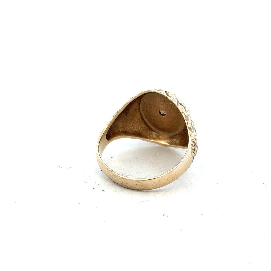 9ct yellow gold diamond ring in size U with sparkling diamonds, featuring a sleek, elegant design.