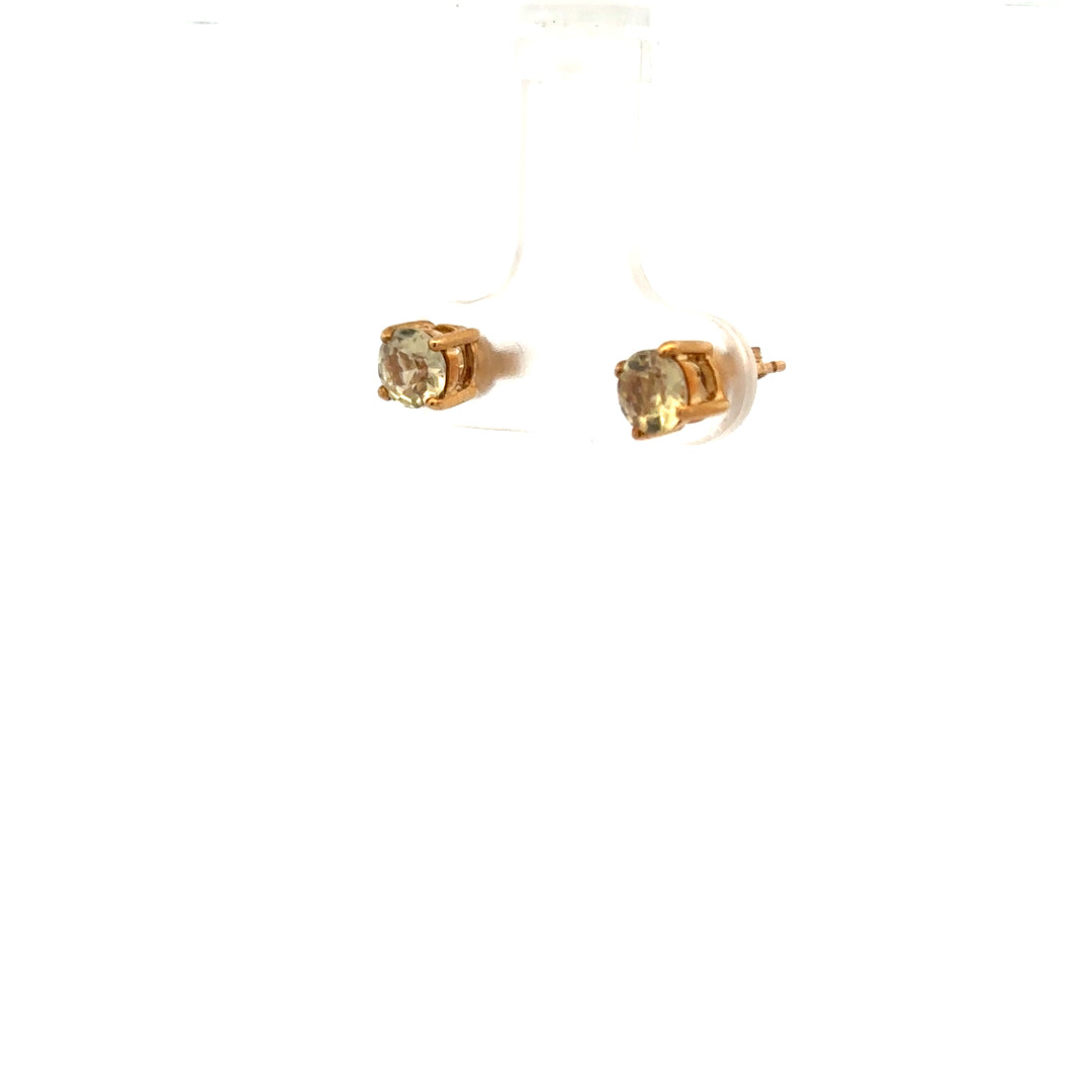 9ct yellow gold earrings weighing 1.2g, featuring simple elegant design, unbranded jewelry for everyday wear.