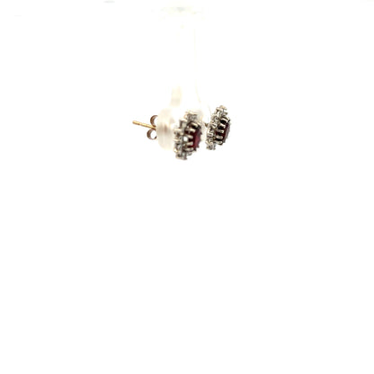 9ct yellow gold earrings weighing 1.2g, unbranded, with a classic design, shown in a clear image highlighting their polish and craftsmanship.