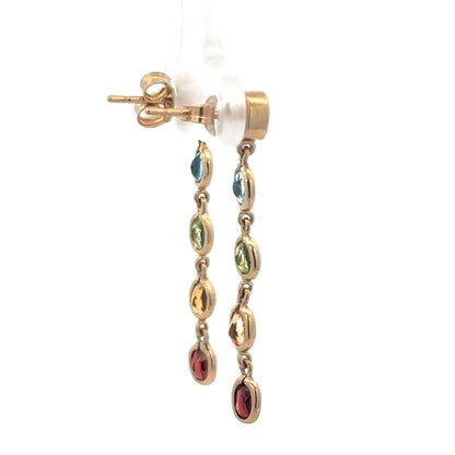 9ct yellow gold earrings weighing 2.1g, featuring classic design and polished finish, ideal for elegant everyday wear.