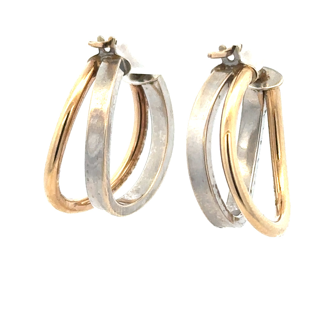 9ct yellow gold earrings weighing 2.3g with a classic design, crafted for elegant style and everyday wear.