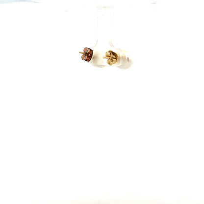 9ct yellow gold earrings weighing 2.6g, elegant jewelry with a polished finish, designed for stylish everyday wear.