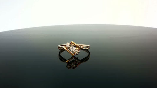 9ct yellow gold ring with a smooth polished finish, showcasing elegant craftsmanship and classic style.