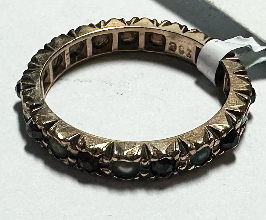 9ct yellow gold ring in size I1/2, featuring a smooth band and polished finish, ideal for everyday wear.