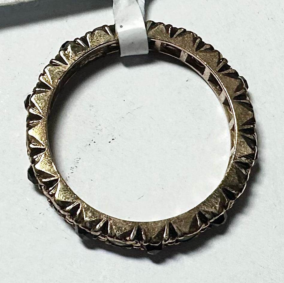 9ct yellow gold ring in size I1/2, featuring a smooth band design, unbranded jewelry piece for elegant everyday wear