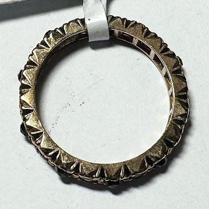 9ct yellow gold ring in size I1/2, featuring a smooth band design, unbranded jewelry piece for elegant everyday wear