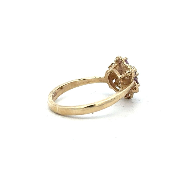 9ct yellow gold ring in size I1/2 with a smooth band, unbranded jewelry showcasing fine gold craftsmanship.